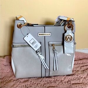 MKF vegan leather bag NWT